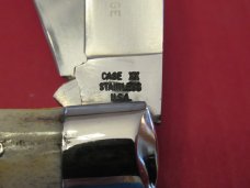 Case XX 1976 Grey Etch Stag Handle Trapper Pattern # 5254 SSP Case XX 1976 Grey Etch Stag Handle Trapper Pattern # 5254 SSP