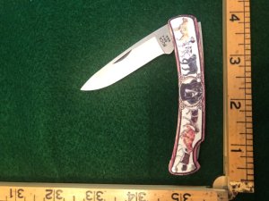Buck 501 Artists series Hunting Dogs