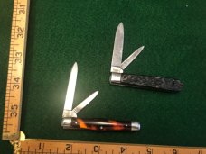 2 Remington Knives R1285 Faux Tortoise Jack and R1573 EDC 2 Remington Knives R1285 Faux Tortoise Jack and R1573 EDC