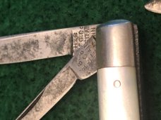 Three Pearl / Faux Pearl knives from Hard to find makers: Paxton & Ghallagher, Thomaston, H&B Three Pearl / Faux Pearl knives from Hard to find makers: Paxton & Ghallagher, Thomaston, H&B