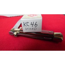 KISSING CRANE KC-46 LAMINATED WOOD HANDLE STILETTO GERMANY UNUSED WITH BOX SUPER STORAGE FIND KISSING CRANE KC-46 LAMINATED WOOD HANDLE STILETTO GERMANY UNUSED WITH BOX SUPER STORAGE FIND