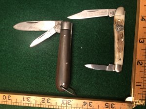 2 German knives Hen & Rooster + Garland Cutlery Boy's Knife