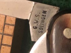 G.W.S. (Wadsworth?) Four Blade Knife - Salesman Sample G.W.S. (Wadsworth?) Four Blade Knife - Salesman Sample