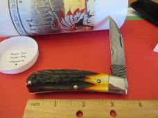 Tuna Valley Phoenix Jack Amber Stag Damascus Tuna Valley Phoenix Jack Amber Stag Damascus