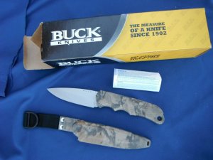 Buck Knives NOS/NIB Buck Diamondback 471 Fixed Blade Survival Knife W/Sheath New in Box/New Old Stoc