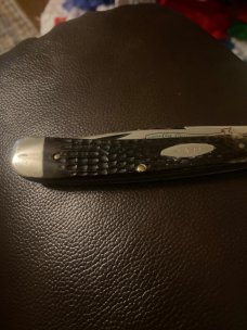1981 Case XX •••••SS•••• USA 6151 Pretty Bone Handle Bananna Trapper With Single Blade Brand New 1981 Case XX •••••SS•••• USA 6151 Pretty Bone Handle Bananna Trapper With Single Blade Brand New