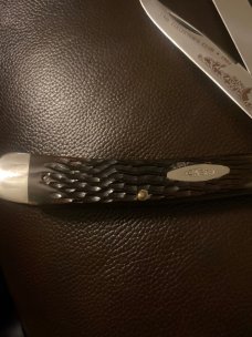 1982 Case XX ••••SS•••• USA 6251 SP SS Pretty Bone Handle Bananna Trapper With 2 Blades Collectors 1982 Case XX ••••SS•••• USA 6251 SP SS Pretty Bone Handle Bananna Trapper With 2 Blades Collectors