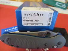 Benchmade Grey G-10 Handle Model Griptilian 550-1
