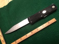 Very Rare Thompson Nassau St. Dublin Folding Coffin Handled Folding Bowie Knife Very Rare Thompson Nassau St. Dublin Folding Coffin Handled Folding Bowie Knife