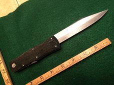 Very Rare Thompson Nassau St. Dublin Folding Coffin Handled Folding Bowie Knife Very Rare Thompson Nassau St. Dublin Folding Coffin Handled Folding Bowie Knife