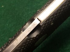 Very Rare Thompson Nassau St. Dublin Folding Coffin Handled Folding Bowie Knife Very Rare Thompson Nassau St. Dublin Folding Coffin Handled Folding Bowie Knife