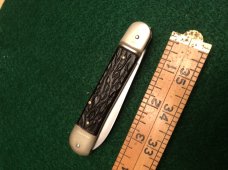 Nice 7" Bonsa Springer Lever Automatic knife Works Great! Like Hubertus Nice 7" Bonsa Springer Lever Automatic knife Works Great! Like Hubertus