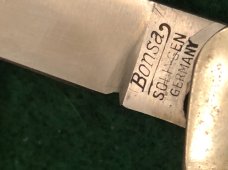 Nice 7" Bonsa Springer Lever Automatic knife Works Great! Like Hubertus Nice 7" Bonsa Springer Lever Automatic knife Works Great! Like Hubertus