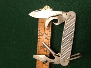 Late 1940's - Early 50's Military style "Demo" Knife with Boy Scouts etch on blade