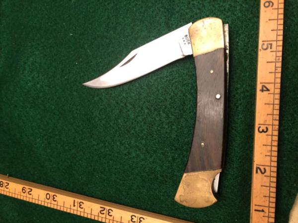 2 Line, 3-Pin Buck 110 Knife Inverted Tang Stamp 2 Line, 3-Pin Buck 110 Knife Inverted Tang Stamp
