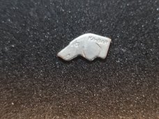 KA-BAR DOGS HEAD SHIELD NICKEL SILVER KA-BAR DOGS HEAD SHIELD NICKEL SILVER