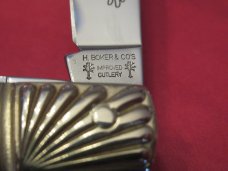 H. Boker Improved Cutlery Grey Bone Congress 
