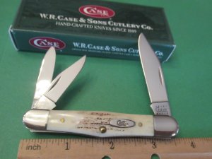 Case XX 2000 Vintage  Stag Swell Center Whittler  Pattern 3 V5383 SSM