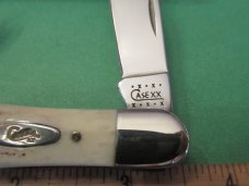 Case XX 2000 Vintage Stag Swell Center Whittler Pattern 3 V5383 SSM Case XX 2000 Vintage Stag Swell Center Whittler Pattern 3 V5383 SSM