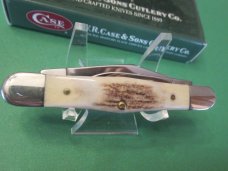 Case XX 2000 Vintage Stag Swell Center Whittler Pattern 3 V5383 SSM Case XX 2000 Vintage Stag Swell Center Whittler Pattern 3 V5383 SSM