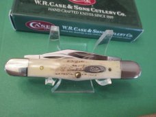 Case XX 2000 Vintage Stag Swell Center Whittler Pattern 3 V5383 SSM Case XX 2000 Vintage Stag Swell Center Whittler Pattern 3 V5383 SSM