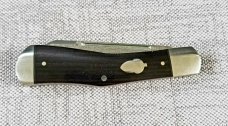 Jeff Mitchell Custom Dogleg Knife, Damasteel & Exotic African Blackwood,NEW, W/maker's slip, 4" Jeff Mitchell Custom Dogleg Knife, Damasteel & Exotic African Blackwood,NEW, W/maker's slip, 4"