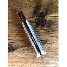 A. Wright & Son Sheffield, England Classic Barlow Knife w/Stag Scales and Clip Blade A. Wright & Son Sheffield, England Classic Barlow Knife w/Stag Scales and Clip Blade
