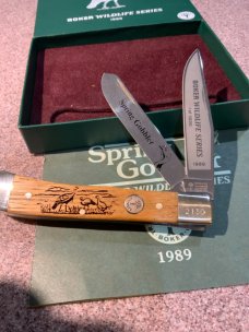 Boker Wildlife Series 1989 Spring Gobbler Trapper Boker Wildlife Series 1989 Spring Gobbler Trapper
