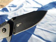 NOS Kershaw 3850 Swerve Assisted Flipper 3" Plain Blade, Black.  NOS.  No box.