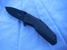 NOS Kershaw 3850 Swerve Assisted Flipper 3" Plain Blade, Black.  NOS.  No box.