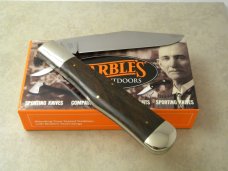 Marbles M.S.A. Co. 02 Gladstone, Mich USA Rosewood Large Coke Bottle Knife in Box c.2002