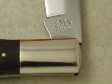 Marbles M.S.A. Co. 02 Gladstone, Mich USA Rosewood Large Coke Bottle Knife in Box c.2002