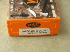Marbles M.S.A. Co. 02 Gladstone, Mich USA Rosewood Large Coke Bottle Knife in Box c.2002