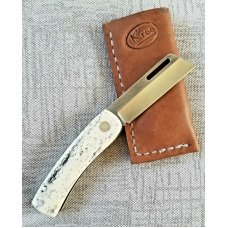 K'roo Custom Giraffe Bone Chunky Frank, 3.75" closed,N690,w/COA, K'roo Custom Giraffe Bone Chunky Frank, 3.75" closed,N690,w/COA,