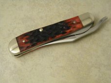 Case XX USA 2012 Crimson Bone 61953L SS Collector Edition Russlock Knife in Box