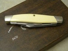 Camillus New York USA 100th Anniversary 1876-1976 White #200 Stockman Knife in Box Camillus New York USA 100th Anniversary 1876-1976 White #200 Stockman Knife in Box