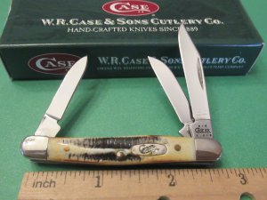 Case XX 2004 Bone Stag Stockman Pattern # 6.5327 SS
