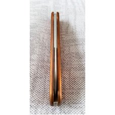 LION STEEL DOM SHEEPSFOOT COPPER SLIM EURO BARLOW JACK KNIFE,used,3.75" M390