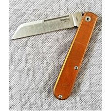 LION STEEL DOM SHEEPSFOOT COPPER SLIM EURO BARLOW JACK KNIFE,used,3.75" M390