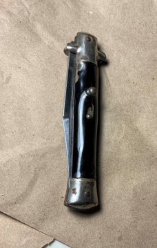 7" Italian Stiletto Push Button Release 7" Italian Stiletto Push Button Release