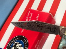 1995 Bulldog Brand Old Dominion Whittler w/ Faux Abalone Shell Handles & Frost Blade Etch -1 of 180 1995 Bulldog Brand Old Dominion Whittler w/ Faux Abalone Shell Handles & Frost Blade Etch -1 of 180