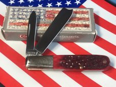 1987 Case xx Razor Knife w Great Red Pick Bone Handles MDL R62005 R SSP 1987 Case xx Razor Knife w Great Red Pick Bone Handles MDL R62005 R SSP