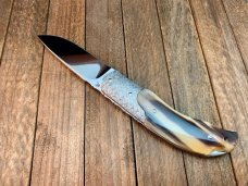 Viper Quality Hammered Titanium Bolsters with Ram’s Horns Handles Viper Quality Hammered Titanium Bolsters with Ram’s Horns Handles