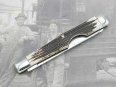 Queen Cutlery #62 GLAZED large easy open Winterbottom bone Queen Cutlery #62 GLAZED large easy open Winterbottom bone
