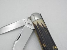 Queen Cutlery #10 Jack Winterbottom bone:  3 3/4” closed, early 1950s,
