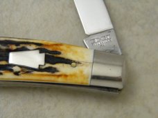 Schatt & Morgan Titusville PA. 2005 Stag 032127 Yankee Muskrat Knife in Box
