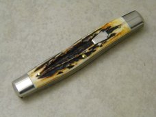 Schatt & Morgan Titusville PA. 2005 Stag 032127 Yankee Muskrat Knife in Box