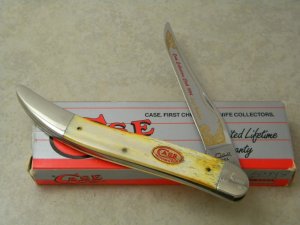 Case XX USA 1994 Smooth Bone BW10098 SS Collector's Club Large Toothpick Knife in Box
