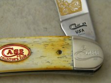 Case XX USA 1994 Smooth Bone BW10098 SS Collector's Club Large Toothpick Knife in Box Case XX USA 1994 Smooth Bone BW10098 SS Collector's Club Large Toothpick Knife in Box