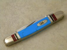 Case XX USA 2010 Exotic Turquoise Tiny Muskrat Knife in Box Case XX USA 2010 Exotic Turquoise Tiny Muskrat Knife in Box
